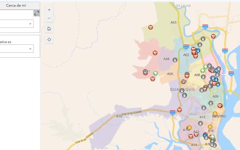 En este mapa de Guayaquil podrá escoger entre las obras que se prevé incluir en el presupuesto de 2026.