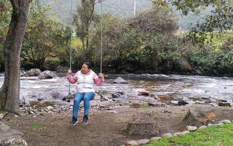 En la zona de Soldados se puede disfrutar de paseos por la orilla del río Yanuncay.