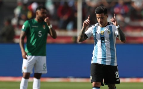 Enzo Fernández, volante de la selección argentina.