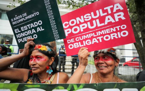 En mayo de 2024, el presidente Daniel Noboa creó un comité para avanzar hacia el desmantelamiento del Bloque 43-ITT.