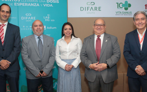 Christian Konanz, Carlos Cueva González, Sylvia Banda, José San Martín y Mauricio Ramírez.