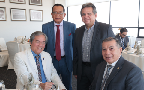 Fernando Aguirre, Roberto Salas, Tairo Franco y Gino Hernández.