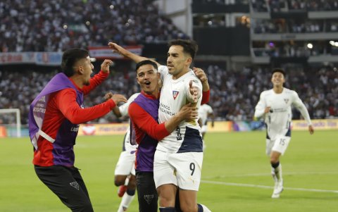 Lisandro Alzugaray hizo el 2-0 favorable a Liga de Quito ante Botafogo.