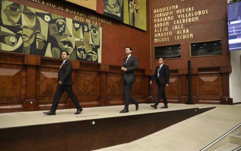 El presidente de la Asamblea Niels Olsen se pronunció sobre el caso de Jorge Chamba.