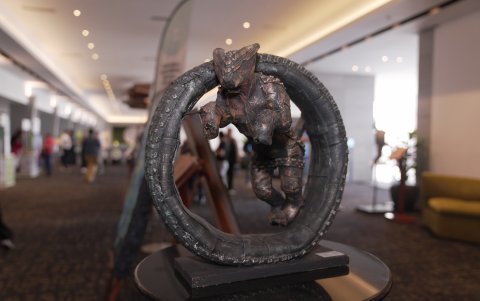 Obras a partir del caucho.