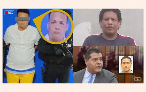 Alias Fuerte (izquierda) ha sido identificado como cabecilla. Alias Invisible (arriba, derecha) y alias Maduro (cuadro, abajo) como sublíderes. Este último paga sentencia por el asesinato del abogado Harrison Salcedo