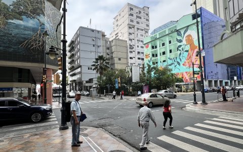 En el centro de Guayaquil es la zona de la urbe donde más murales existe, a manera de ruta, pero los expertos señalan que falta intervención integral.