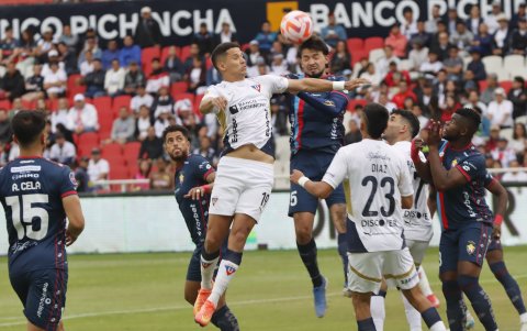 En la primera vuelta, Liga y El Nacional igualaron 2-2 el pasado 3 de mayo.
