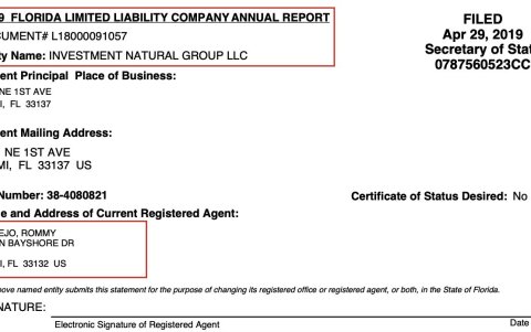 Investment Natural Group LLC, creada el 11 de abril del 2018, figuran como representantes Christiansen y Rommy Vallejo, exsecretario de Inteligencia.
