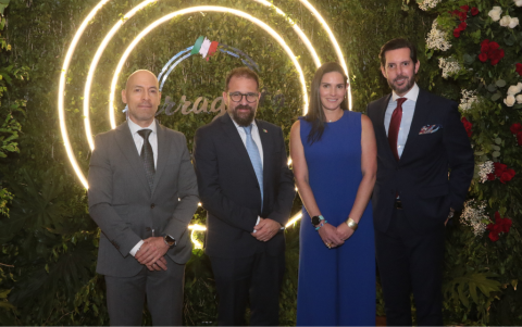 Juan Francisco Flores, Franco Dirani, Jeluz Esqueda y Rafael Avilés.