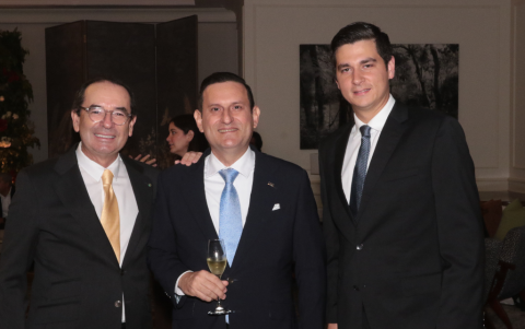 Juan Carlos Cassinelli, Víctor Jurado y José Xavier Hidalgo.