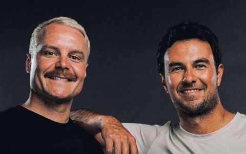 Checo Pérez (d) y Valtteri Bottas los nuevos pilotos de Cadillac F1.