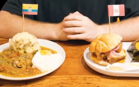 Ecuador defiende su sabor con el bolón: una delicia hecha de plátano verde, queso y chicharrón.