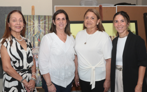 Marianita Franco, María Eugenia Niño, Jackeline Avellán y Ana Gotera.