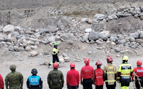 La práctica se realizará en canteras de Quito y Latacunga simulando la búsqueda de personas.