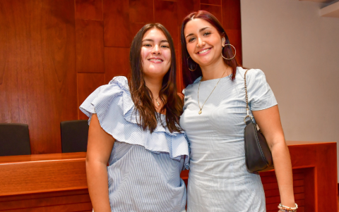 Rafaella Báez y Nadia Aycart.