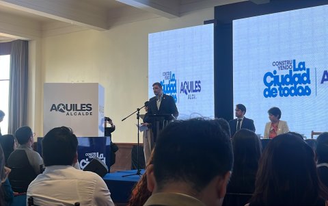 Intervención del alcalde de Guayaquil.
