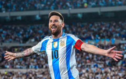 Lionel Messi, capitán de la selección argentina.