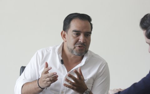 El concejal Tomás Paris Moreno atendió a EXPRESO en las oficinas del Municipio de Daule.