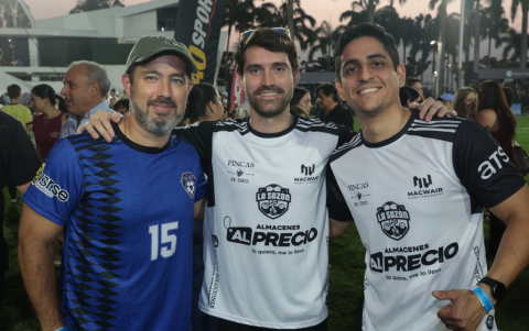 Javier Vélez, Alfredo Zambrano y José Guzmán.