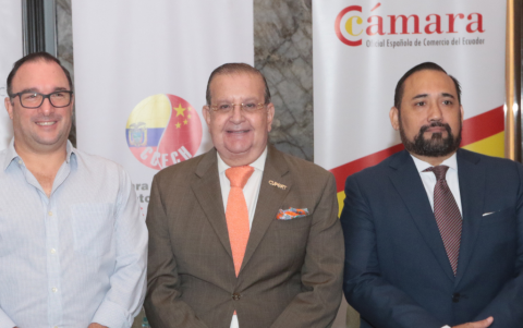 Juan Carlos González, Jorge Villacreses y Carlos Cedeño.
