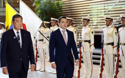 El presidente Daniel Noboa se encuentra de gira internacional por Japón y Vietnam.