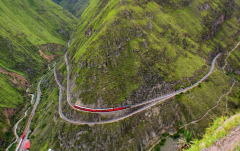 El recorrido sigue una ruta de 12.5km con un tramo en zigzag.