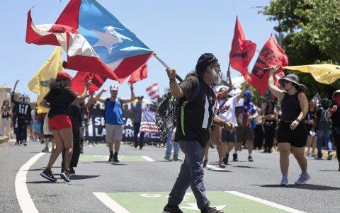 Marcha por la independencia.