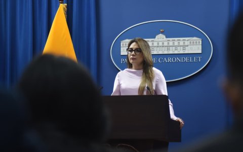 La vocera gubernamental Carolina Jaramillo habló el 1 de septiembre de 2025 sobre la agenda prevista del secretario de Estado Marco Rubio.