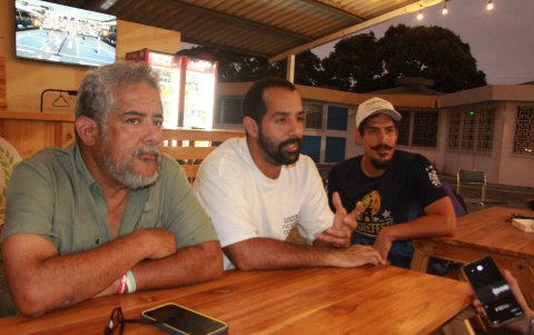 José, Guillermo y Ginno Guerra comandan la práctica en Guayaquil.