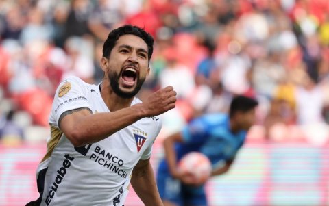 El colombiano Jeison Medina ha jugado 8 partidos con Liga desde que llegó al equipo a mediados de año y ha marcado 2 goles en LigaPro