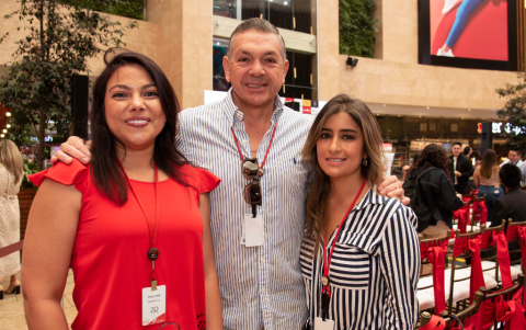 Paulina Sagasti, Javier Díaz e Isabel Zúñiga.