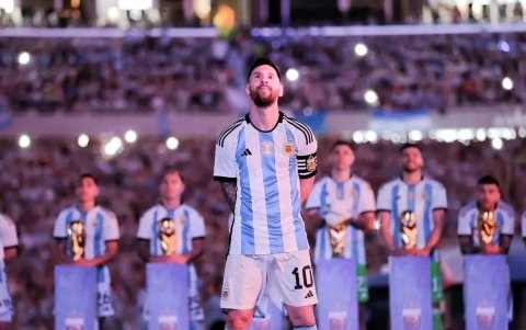 Lionel Messi conquistó con Argentina el Mundial de Qatar 2022, dos Copas Américas (2021, 2024) y la Finalissima de 2022.