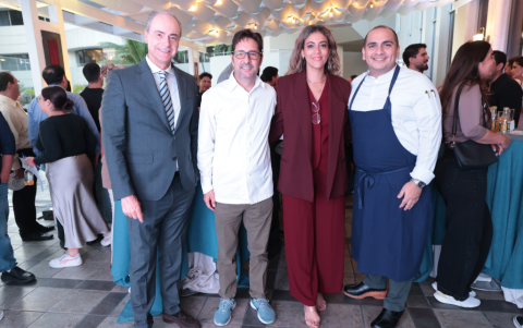 Miguel Eugene, Santiago Granda, Tahíz Panus y Miguel Ponce.