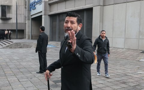 El abogado Washington Andrade fue inadmitido como postulante a fiscal general del Estado.