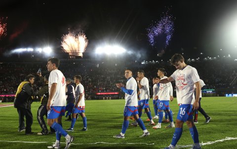 Los jugadores de Paraguay celebran la clasificación al Mundial 2026.
