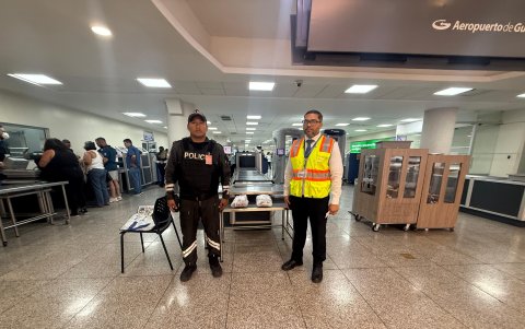 La Policía Nacional recuperó a los crustáceos.