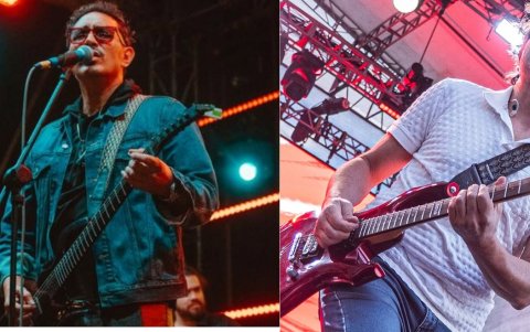 Douglas Bastidas (izquierda), Tranzas y Felipe Jácome (derecha), TercerMundo.