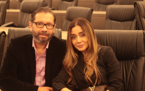 Andrés Encalada y Tania Carrión.