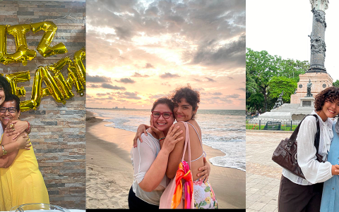 Su mamá y abuelos maternos son su apoyo incondicional.