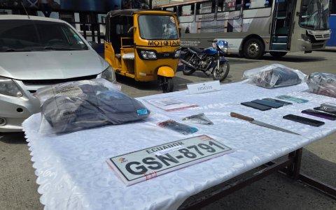 Los detenidos utilizaban llaves maestras e inhibidores de señal para sustraer vehículos, que luego eran usados para extorsionar a sus propietarios.