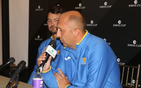 Zoran Zrnic, capitán del equipo de Bosnia y Herzegovina de Copa Davis.