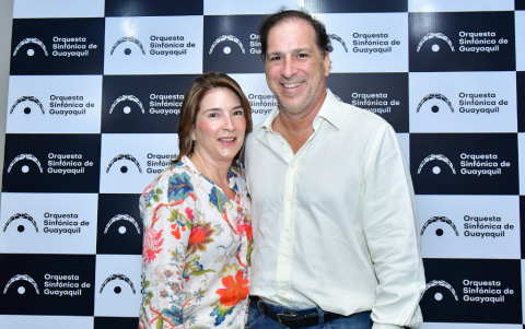 Juliana González de Noboa y Pablo Noboa.