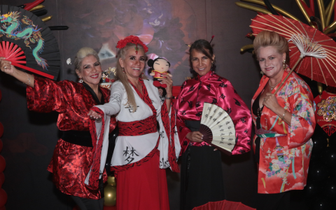 Evelyn Torres, Pily Velarde, Nena Witt y Nony Gonzenbach.