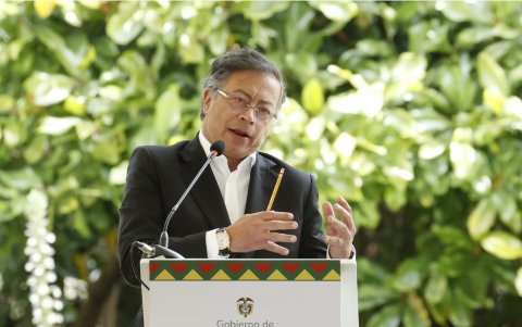 El presidente de Colombia, Gustavo Petro.