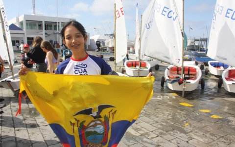Alegría Andrade fue la mejor ecuatoriana en damas del último torneo al ubicarse en el puesto 24.