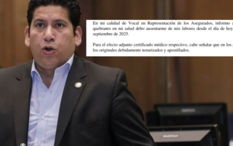 Richard Gómez, vocal de los asegurados, habría vaciado la cuenta del comité de empresa de CNEL, según Ivonne Núñez.