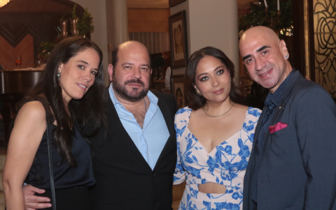 Lorraine Akel, Giancarlo Galliani, María Elena Azar y Daniel Tapia.