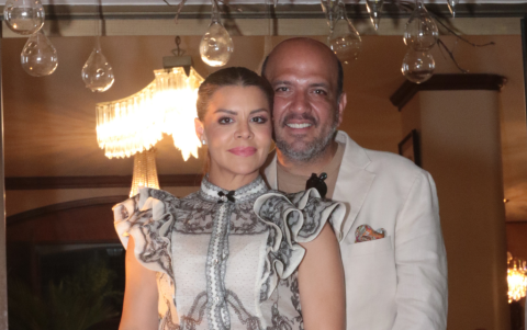 Nía Martini y Eduardo Azar.