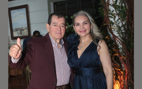 Wilson y Mariuxi de Galarza.